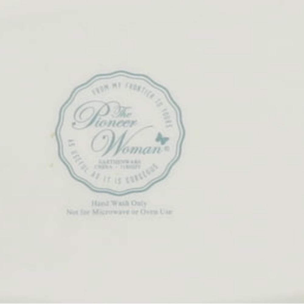 Pioneer Woman Sweet Rose 21 inch Platter - Picture 4 of 5